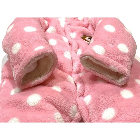 OKIE DOKIE Snowsuit 6M Pink Polka Dot - Picture 9 of 11